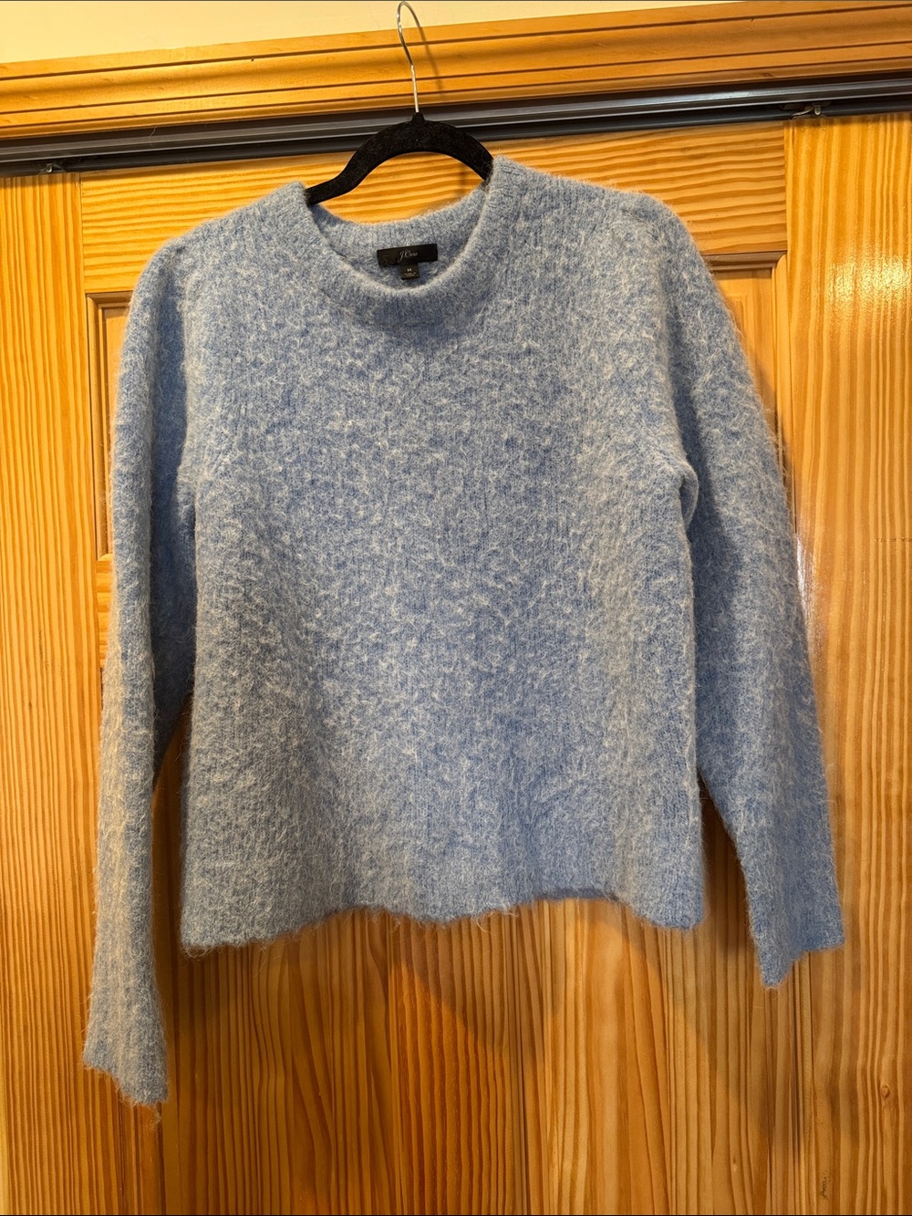 J Crew Wool Blend Fuzzy Crewneck Sweater - Sz M